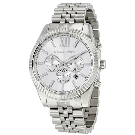 michael kors silver diamond watch|michael kors herrenuhren.